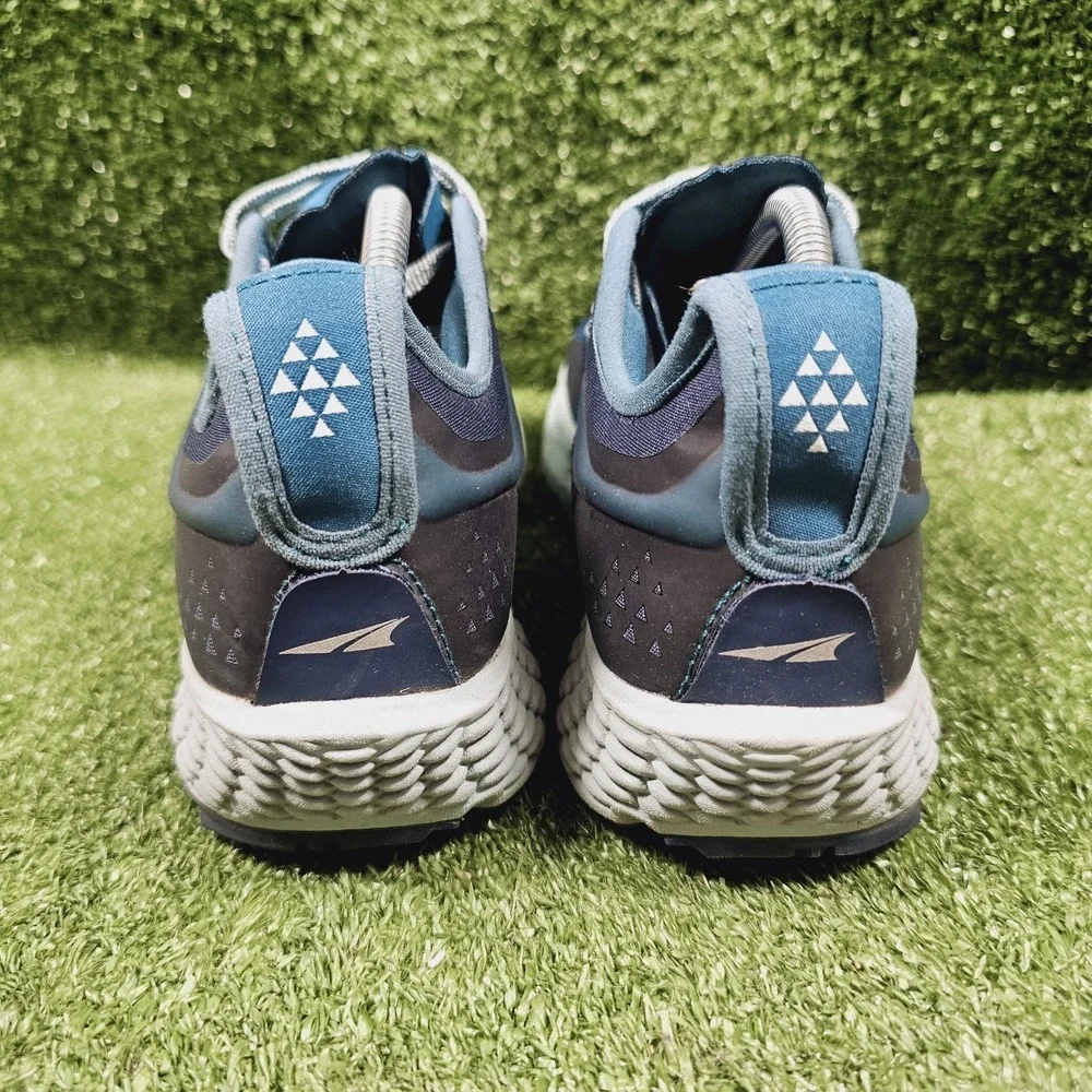 Altra Timp 4 Navy Blue Teal Athletic Trail Running Sneakers Womens Size 6.5